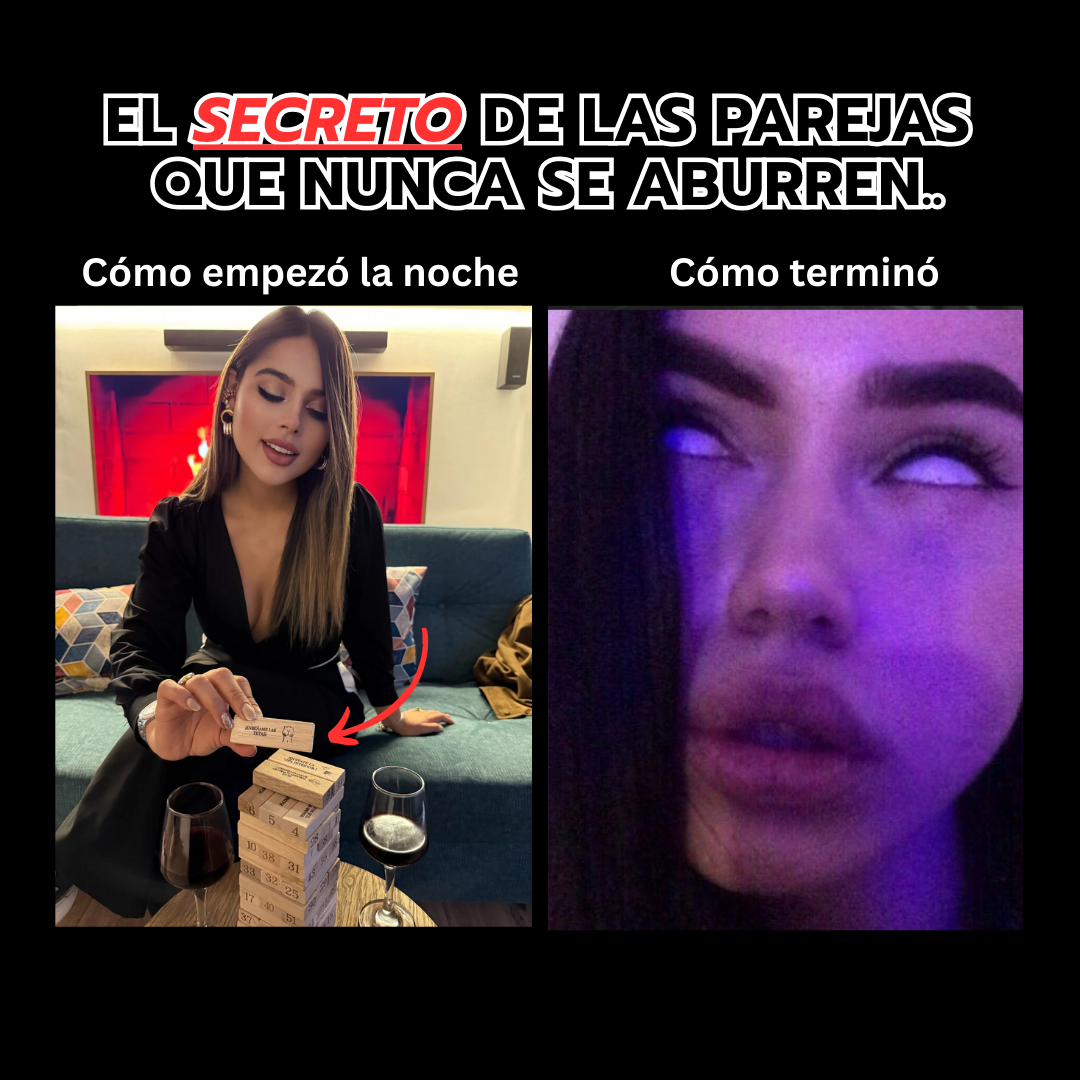Juego de parejas : Reta y Provoca - No dejes que la torre sea lo único que caiga...